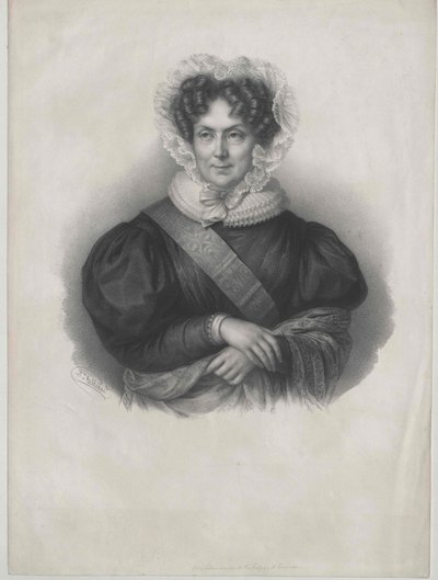 Marie Benoite Prevost de La Croix autorstwa Artist Unknown