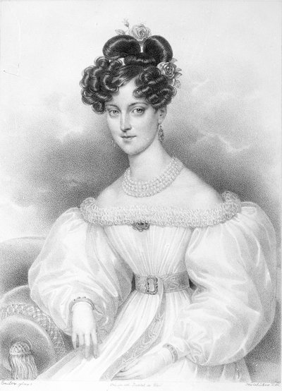 Marie Charlotte baronowa +1841 Kerpen autorstwa Artist Unknown