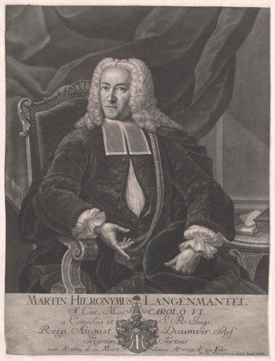 Martin Jerome Langenmantel autorstwa Artist Unknown