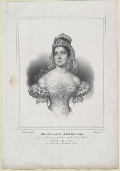 Matilde Palazzesi autorstwa Artist Unknown