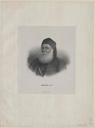 Mehemed Ali bashaw (druk) autorstwa Artist Unknown