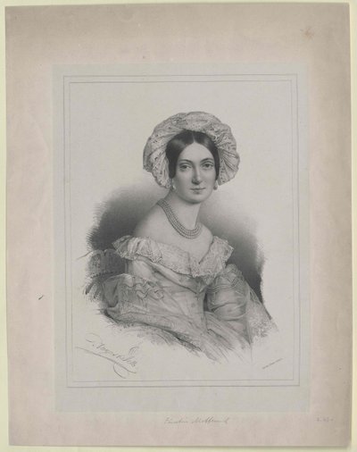 Melanie hrabina Zichy-Ferraris autorstwa Artist Unknown