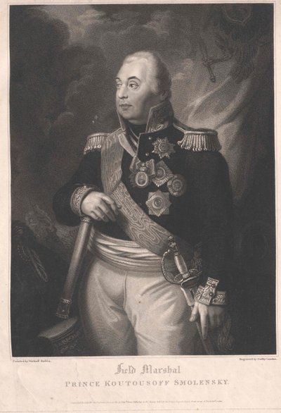 Michaił Ilarinowicz Goleniszczew, książę Kutuzow-Smoleński autorstwa Artist Unknown