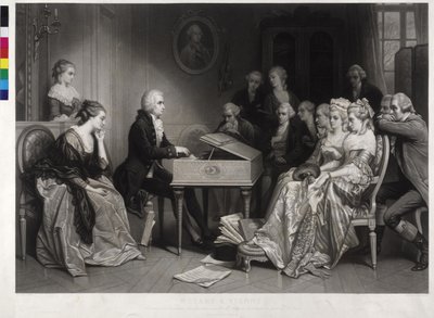 Mozart w Wiedniu autorstwa Artist Unknown