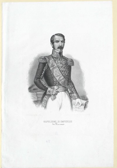 Napoleon III cesarz Francuzów, autorstwa Artist Unknown