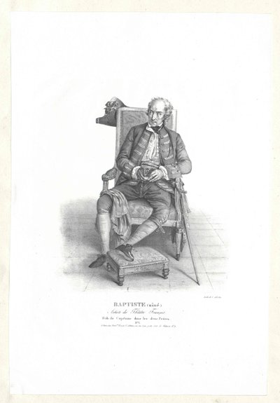 Nicolas Anselme Baptiste autorstwa Artist Unknown