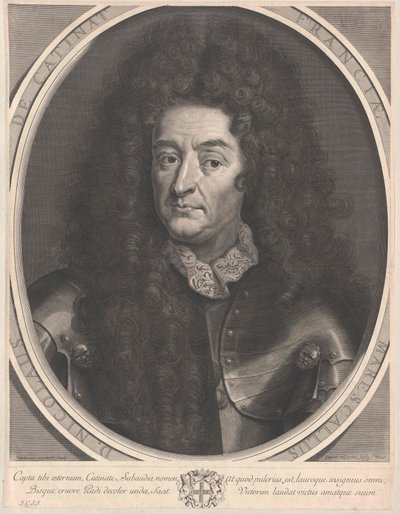 Nicolas de Catinat (druk) autorstwa Artist Unknown