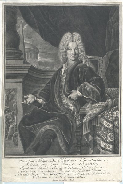Nicolaus Christoph baron von Lyncker autorstwa Artist Unknown