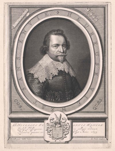 Nikolaus Johannes Honigh (druk) autorstwa Artist Unknown