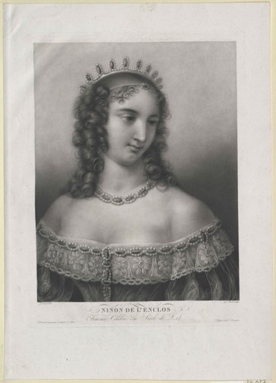 Ninon de Lenclos autorstwa Artist Unknown