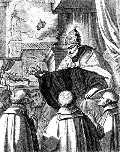 Delegaci papiescy na dworze Michała I w Konstantynopolu, Schizma 1054 r. (rycina) autorstwa Artist Unknown