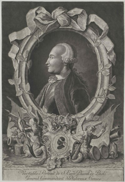 Pasquale Paoli autorstwa Artist Unknown