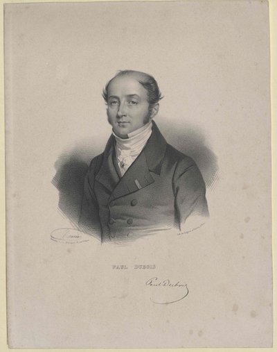 Paul Baron Dubois (druk) autorstwa Artist Unknown