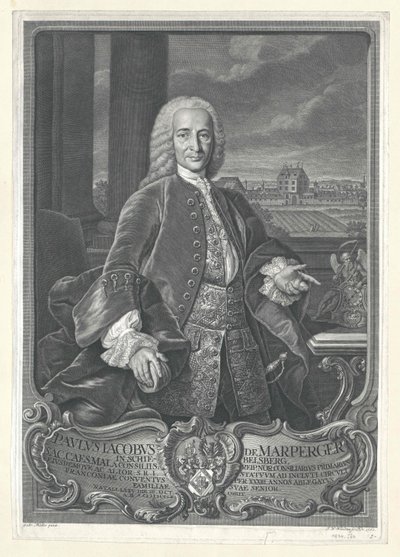 Paul Jakob von Marperger autorstwa Artist Unknown