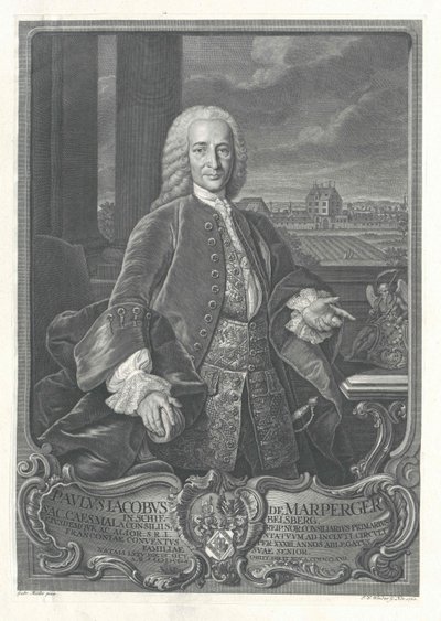 Paul Jakob von Marperger autorstwa Artist Unknown