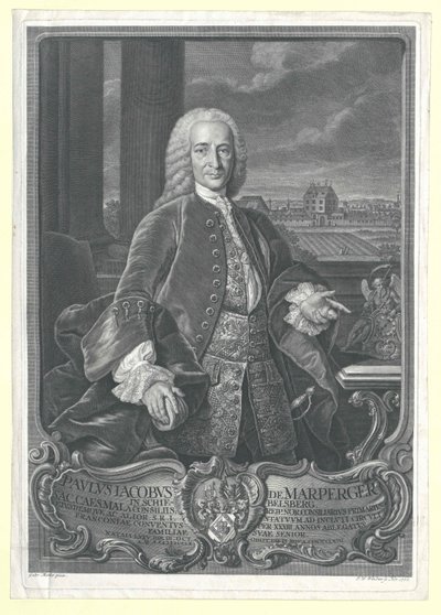 Paul Jakob von Marperger autorstwa Artist Unknown