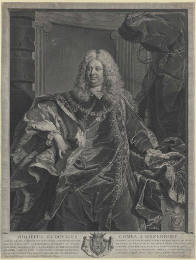 Philipp Ludwig hrabia Sinzendorf autorstwa Artist Unknown