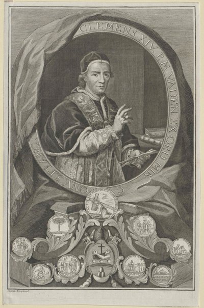 Papież Klemens XIV autorstwa Artist Unknown