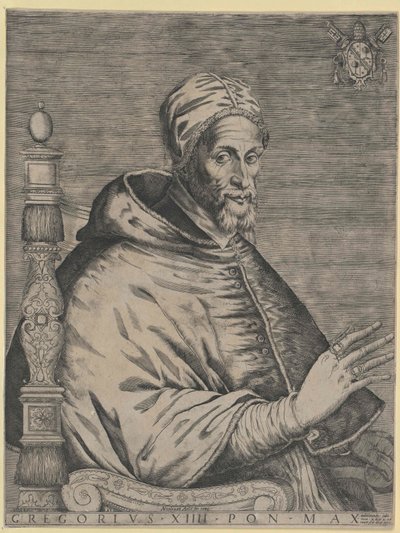 Papież Grzegorz XIV autorstwa Artist Unknown