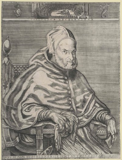Papież Pius IV autorstwa Artist Unknown