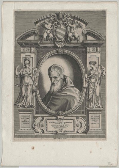 Papież Pius V autorstwa Artist Unknown