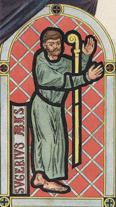 Portret Abbe Sugera . autorstwa Artist Unknown
