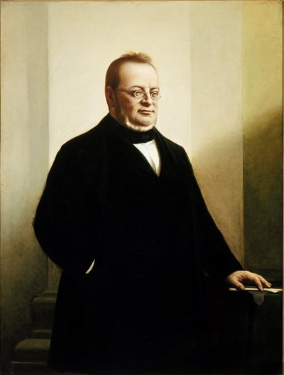 Portret Camillo Benso, hrabiego Cavour (olej na płótnie) autorstwa Artist Unknown