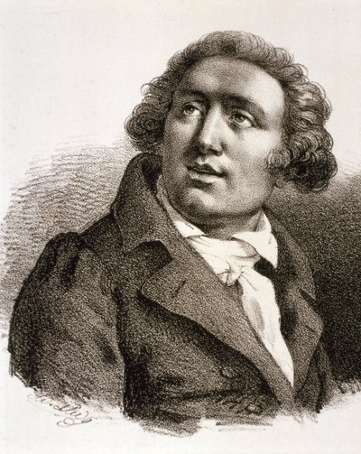 Portret Giovanniego Paisiello (akwaforta) autorstwa Artist Unknown