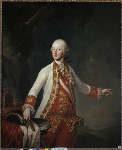 Portret Józefa II Habsburga (olej na płótnie) autorstwa Artist Unknown