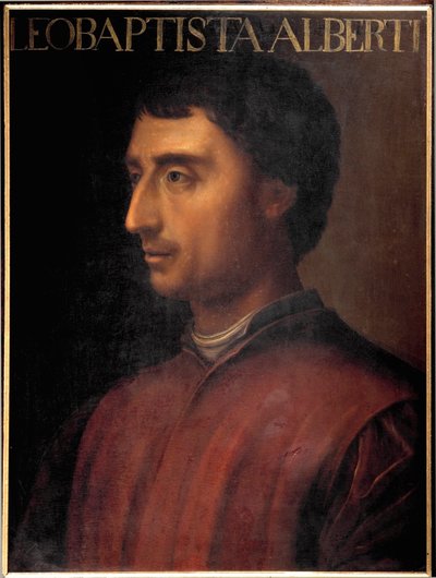 Portret Leona Battisty Albertiego (obraz) autorstwa Artist Unknown