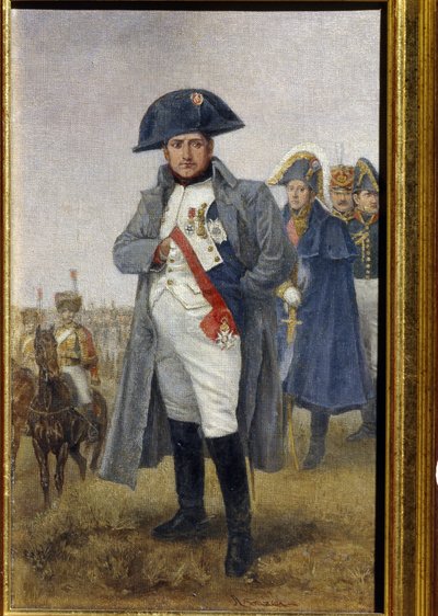 Portret cesarza Napoleona Bonaparte (olej na płótnie) autorstwa Artist Unknown