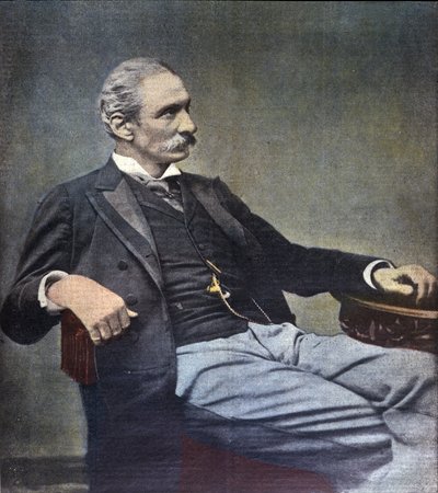 Portret włoskiego polityka Giuseppe Zanardellego (1826-1903). autorstwa Artist Unknown