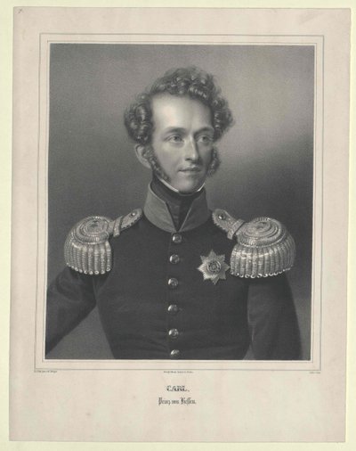 Książę Hesji i nad Renem Karl Wilhelm Ludwig autorstwa Artist Unknown