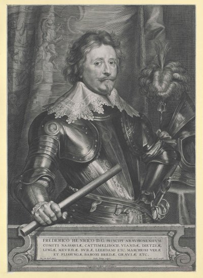 Książę Oranii Fryderyk Henryk autorstwa Artist Unknown