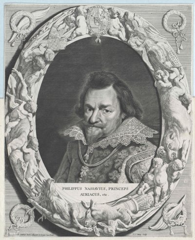 Książę Oranii Philipp Wilhelm (druk) autorstwa Artist Unknown
