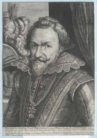 Książę Oranii Philipp Wilhelm (druk) autorstwa Artist Unknown