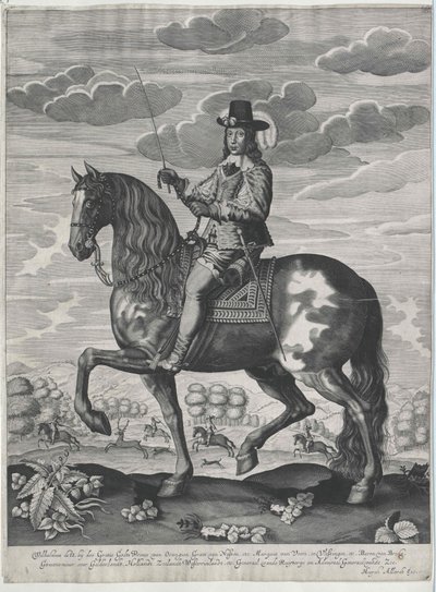 Książę Oranii Wilhelm II autorstwa Artist Unknown