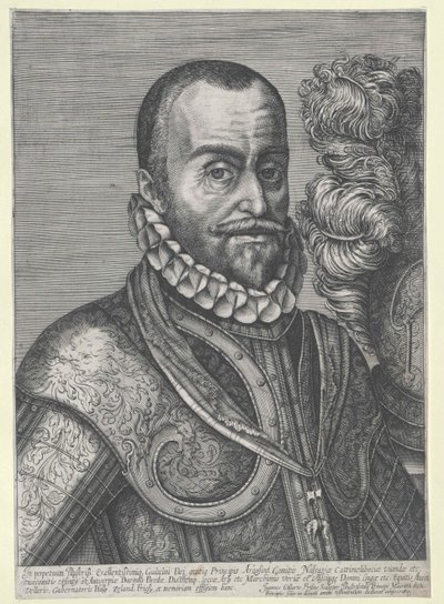 Książę Oranii Wilhelm I (druk) autorstwa Artist Unknown