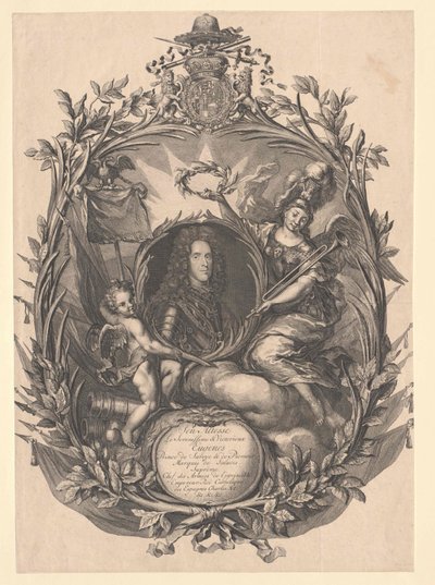 Prince of Savoy Carignan Eugene autorstwa Artist Unknown