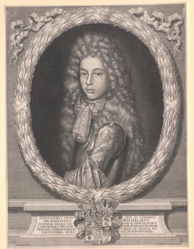 Książę Saksonii-Gotha Johann Wilhelm autorstwa Artist Unknown
