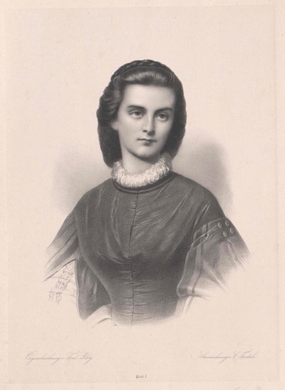 Księżniczka Bawarii-Gelnhausen Maria (druk) autorstwa Artist Unknown