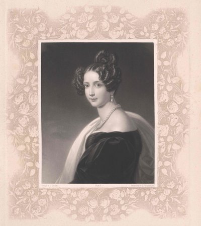 Księżniczka Bawarii Sophie (druk) autorstwa Artist Unknown
