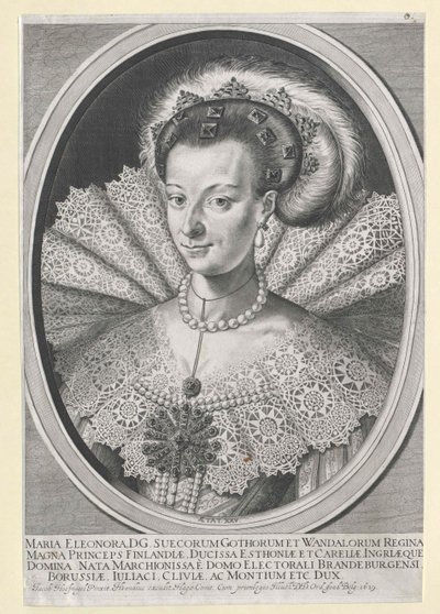 Księżniczka brandenburska Maria Eleonora autorstwa Artist Unknown