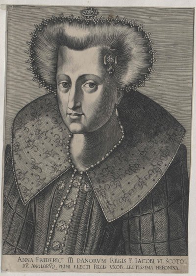 Księżniczka Danii Anna autorstwa Artist Unknown