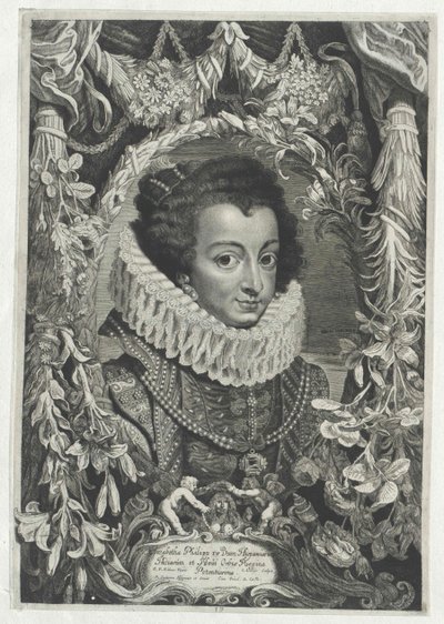 Księżniczka Francji Elżbieta (druk) autorstwa Artist Unknown