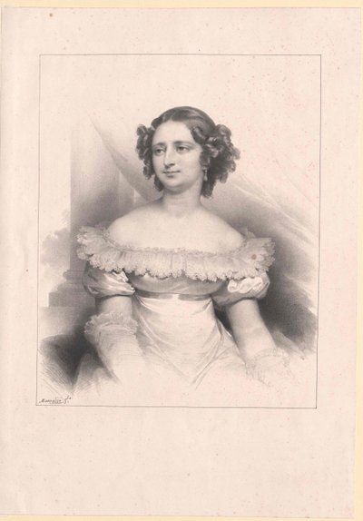 Księżniczka Holsztynu-Sonderburga-Augustenburga Karolina autorstwa Artist Unknown