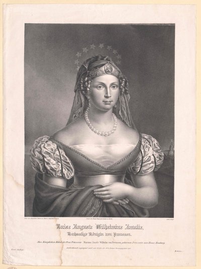 Księżniczka Meklemburgii-Strelitz Louise autorstwa Artist Unknown