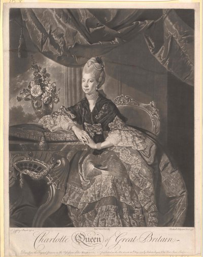 Księżniczka Meklemburgii-Strelitz Sophie Charlotte autorstwa Artist Unknown