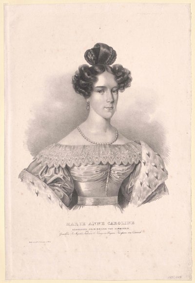 Księżniczka Sabaudii-Sardynii Maria Anna autorstwa Artist Unknown