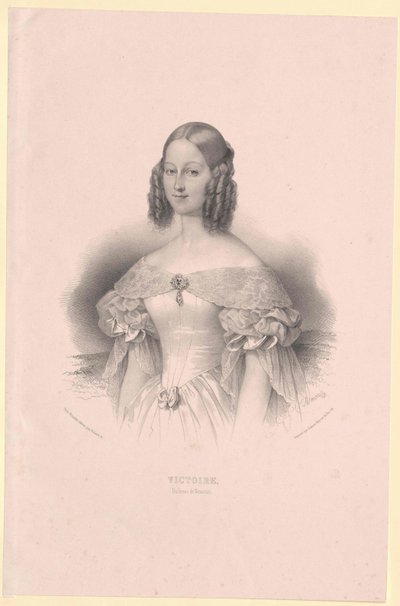 Księżniczka Sachsen-Coburg-Gotha Wiktoria autorstwa Artist Unknown